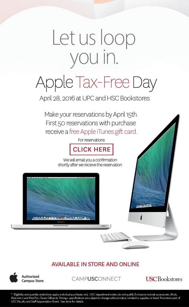 apple tax-free day